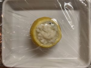 ラップをして電子レンジでチンする