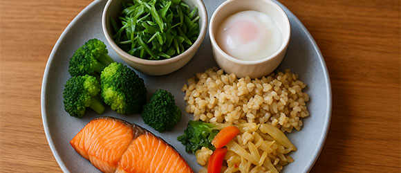 バランスの良い定食